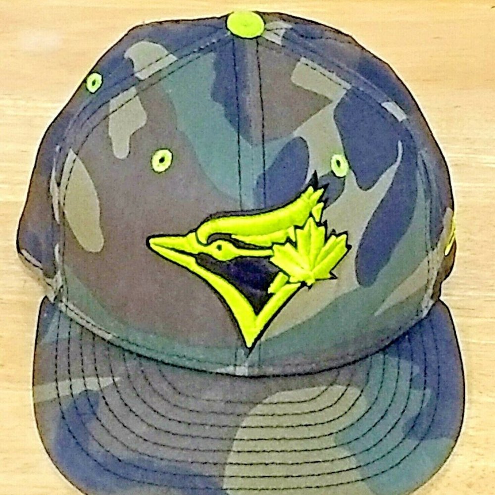 New Era Toronto Blue Jays Woodland Camo Hat - Picture 1 of 5